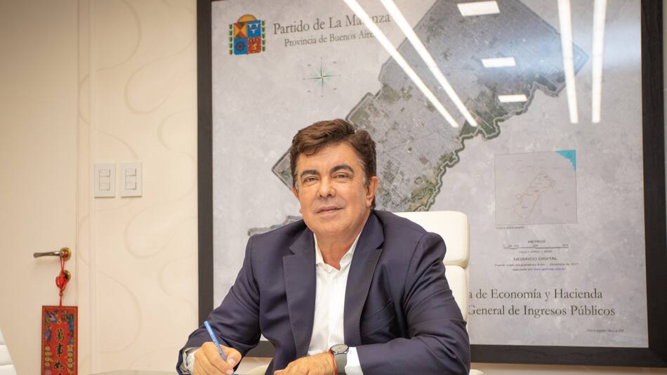 Intendente de La Matanza, Fernando Espinoza. Foto: intendencia de LM.