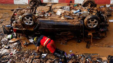 Temporal en Valencia. Foto: REUTERS.