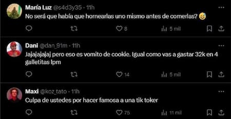 Sofía Gonet presentó su colección cápsula de cookies gourmet y en las redes la destrozaron.