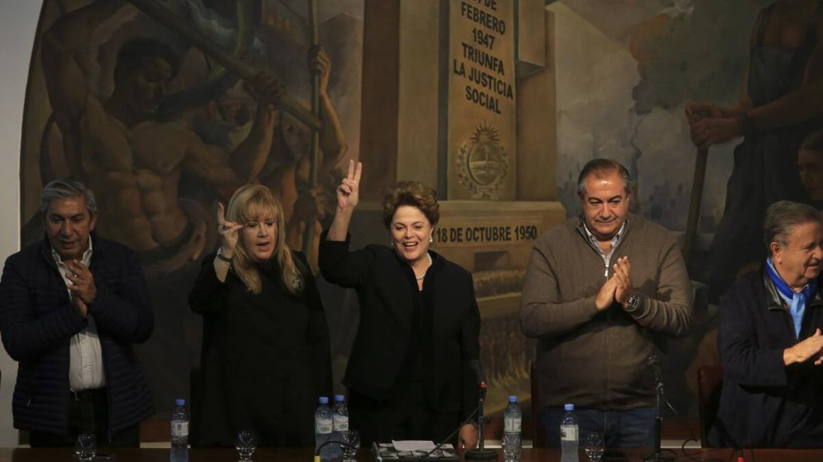 CGT junto a Dilma Rousseff, NA