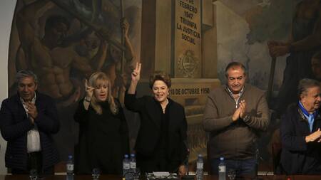 CGT junto a Dilma Rousseff, NA