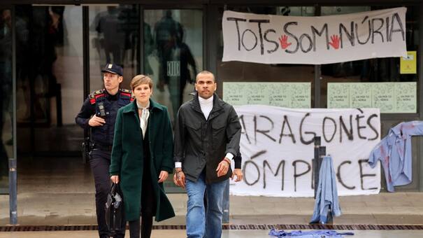 El llamativo posteo de la pareja de Dani Alves luego de recuperar su libertad