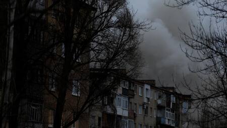 Los combates en Donetsk. Foto: Reuters