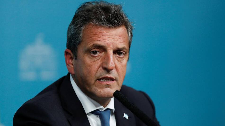 Sergio Massa, ministro de Economía. Foto: Reuters.