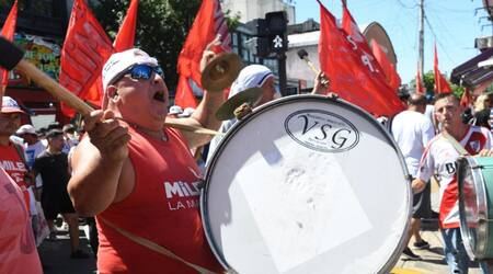La movilización se da en apoyo a Cristina Fernández de Kirchner. Foto: Télam.