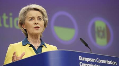 Presidenta de la Comisión Europea, Ursula von der Leyen. Foto: EFE.