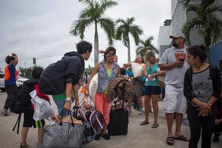 Huracán Irma - Éxodo (Reuters)
