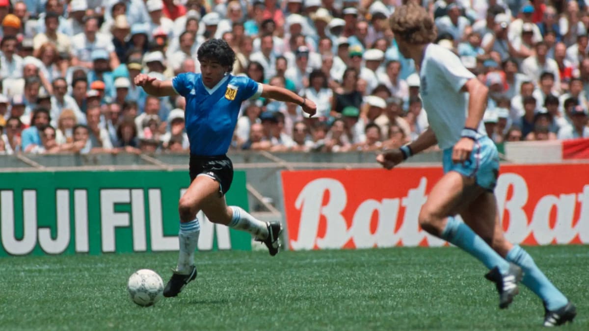 Maradona contra los ingleses
