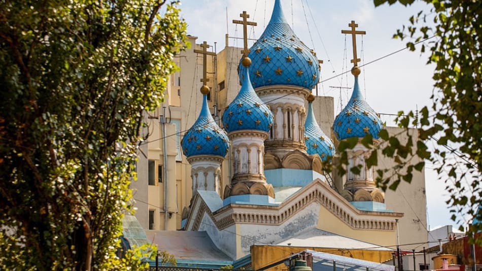 Iglesia Ortodoxa Rusa en Buenos Aires. Fuente: GBA