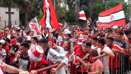 Festejos de River en el Monumental por Copa Libertadores