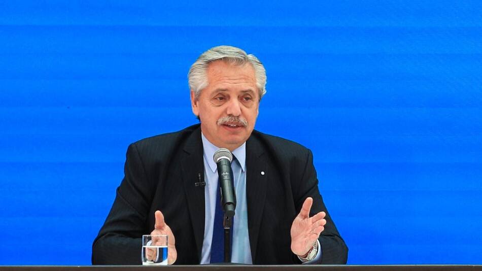 Alberto Fernández, expresidente. Foto: NA.