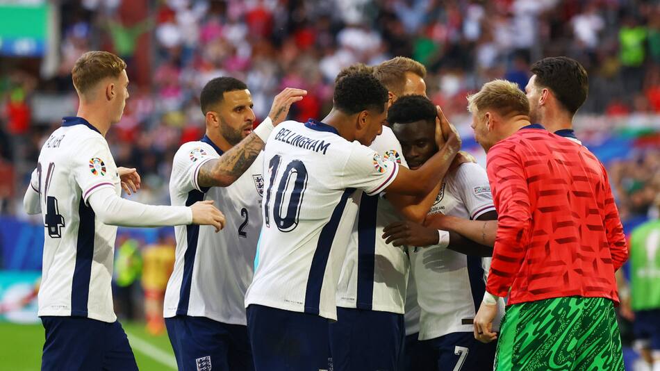 Inglaterra vs Suiza, Eurocopa. Foto: Reuters