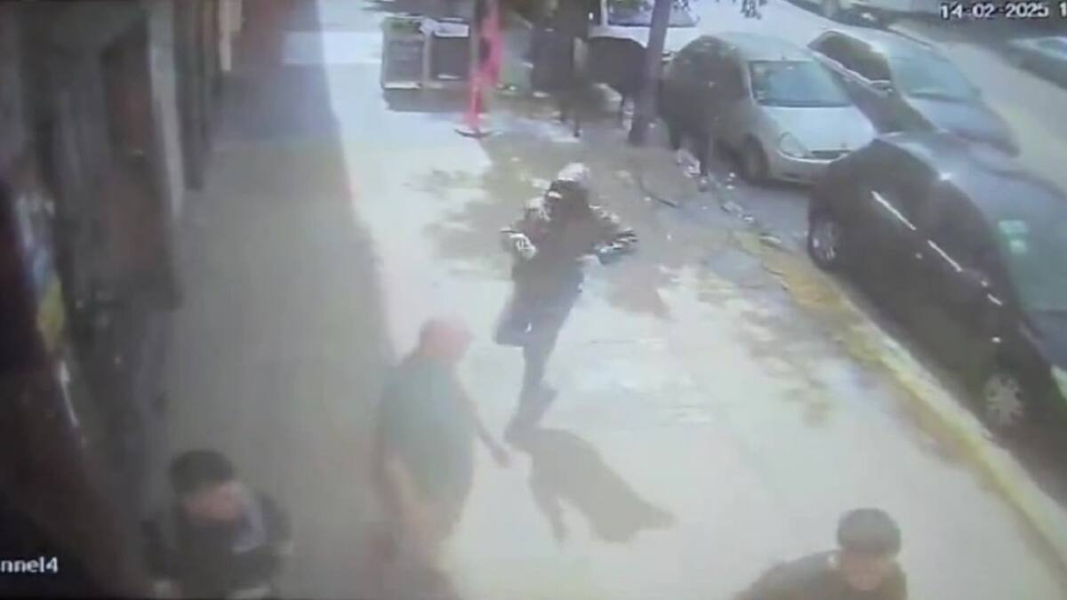 Así fue la salidera bancaria en Lomas del Mirador. Foto: captura de video