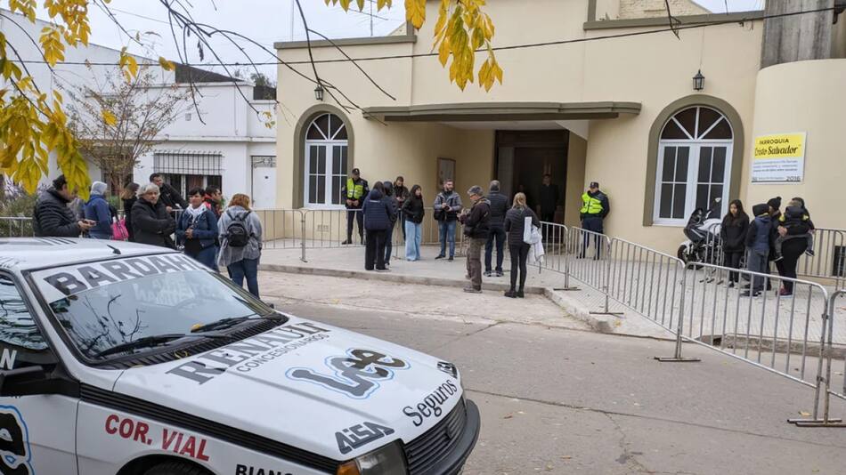 "El Flaco" Traverso fue velado en la ciudad de Ramallo. Foto: NA
