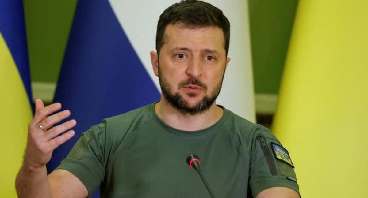 Volodímir Zelenski, presidente de Ucrania, aclaró que no tiene interés en comandar un ataque contra Rusia. Fuente: Reuters.