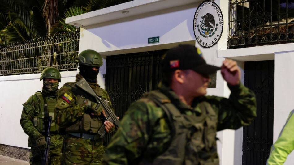Conflicto México y Ecuador. Foto: Reuters