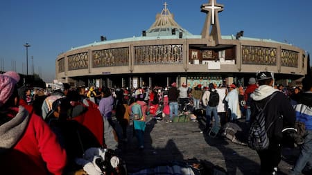 Peregrinacion a la virgen de Guadalupe en México (Reuters)