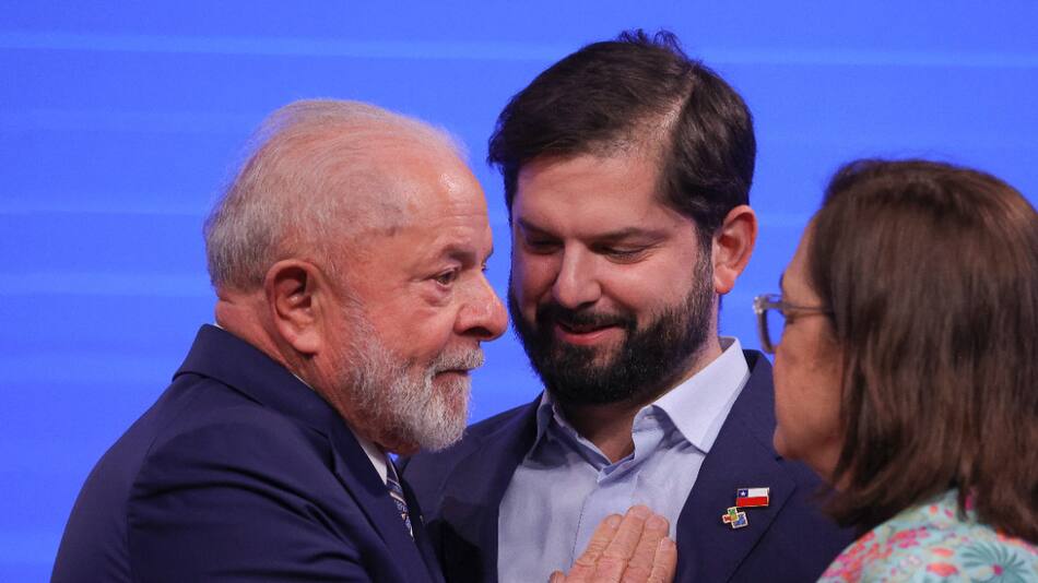 Lula da Silva y Gabriel Boric. Foto: EFE