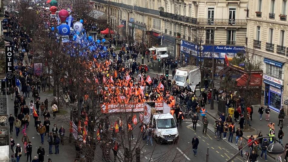 Protestas en Francia contra la reforma jubilatoria_Reuters