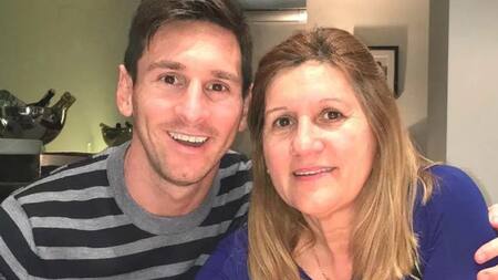Lionel Messi y su mamá Celia. Foto: Instagram @leomessi.