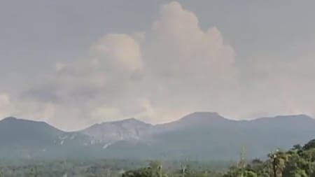 Actividad en el volcán Rincón de la Vieja, Costa Rica. Foto: Captura de pantalla.