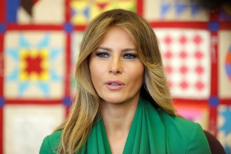 Melania Trump, ex primera dama de Estados Unidos. Foto: Reuters.
