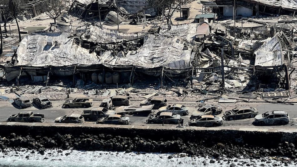 Incendios en Hawai. Foto: Reuters.
