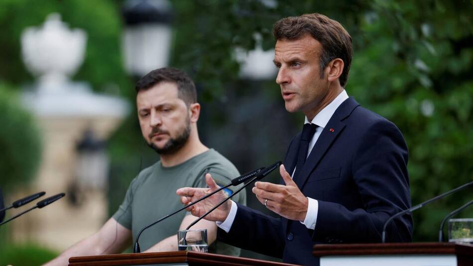 Zelenski y Macron_Reuters