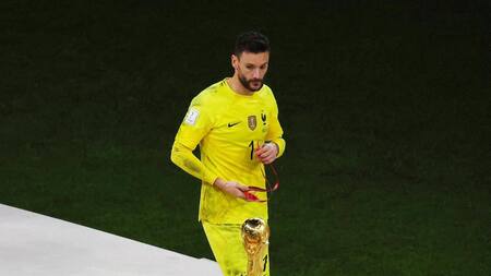 Hugo Lloris; selección de Francia; Qatar 2022. Foto: Reuters.