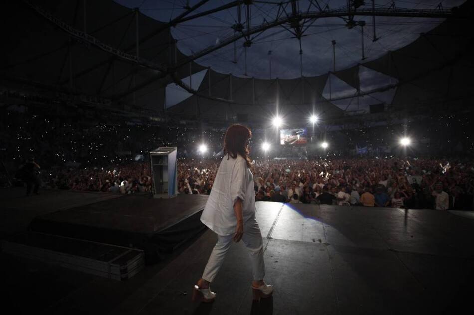 Cristina Kirchner en el Día de la Militancia. Foto: Frente de Todos