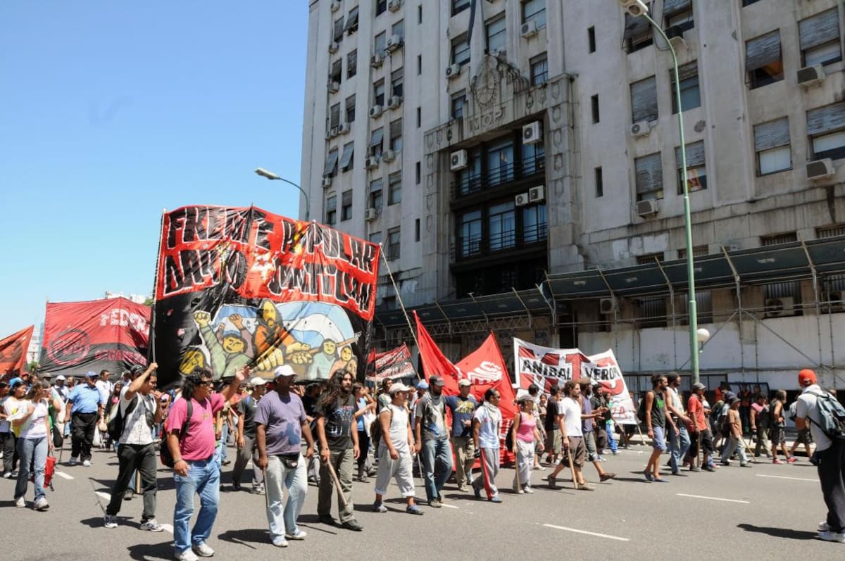 Piquete, cortes de calles, organizaciones sociales, NA