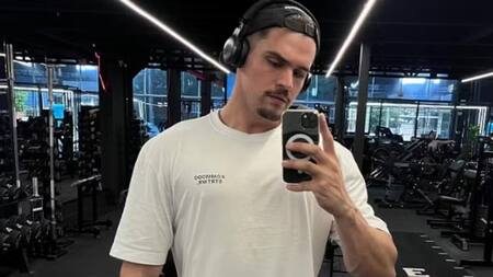 Eduardo, joven que murió en el gimnasio en Brasil. Fuente: Instagram