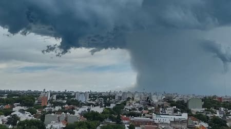 Tormenta en Buenos Aires. Fuente: SMN