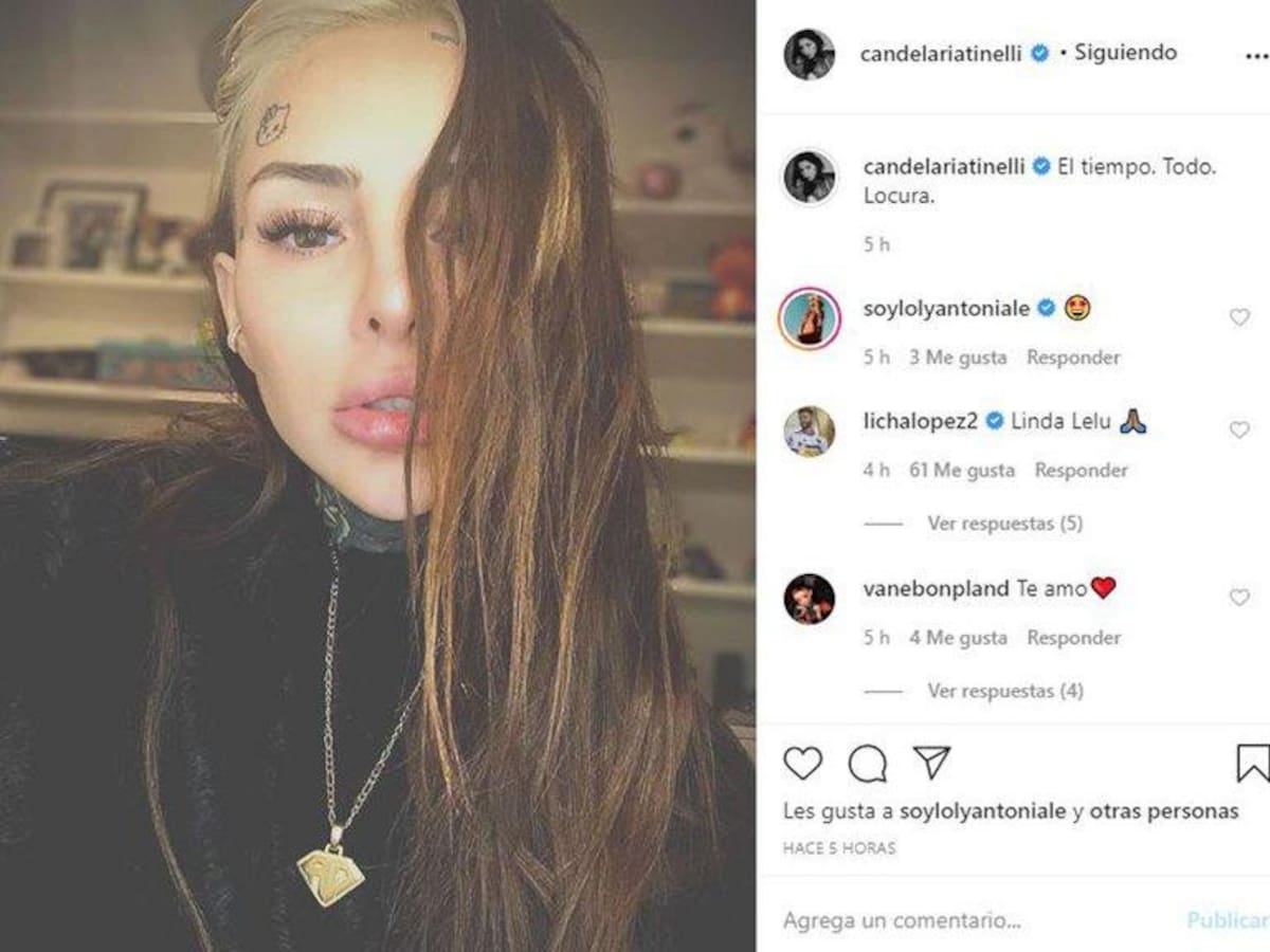 Mensaje de Candelaria Tinelli en Redes sociales