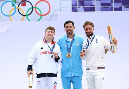 José "Maligno" Torres, primer argentino en conseguir una medalla en París 2024. Foto: Reuters.
