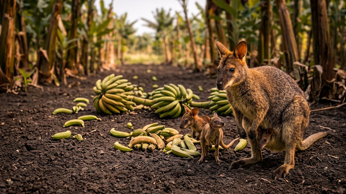 Los pademelones habían regresado y parecían haberse establecido nuevamente en la propiedad.