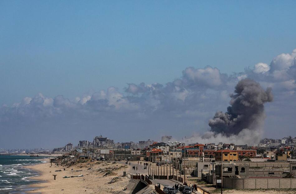 Ataque de Israel en Gaza. Foto: EFE.