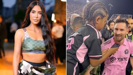Kim Kardashian sobre el fanatismo de su hijo por Lionel Messi: "Me pone contenta"