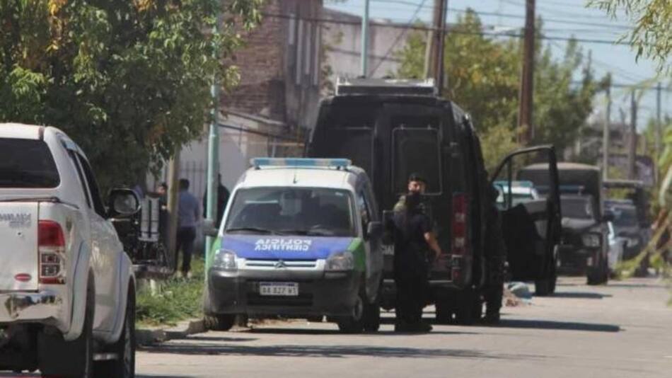 Macabro hallazgo en Villa Fiorito. Foto: Twitter.