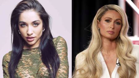 Paris Hilton y María Becerra. Fuente: Canal 26