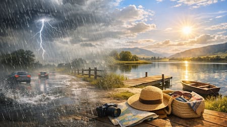 Semana Santa con tiempo cambiante: lluvias, sol y una inestabilidad que marcará el fin de semana largo