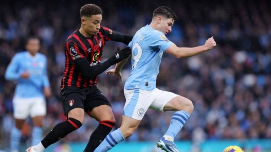 Julián Álvarez, Manchester City. Foto: NA