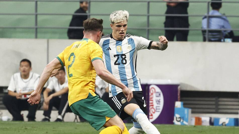 Alejandro Garnacho, Selección Argentina. Foto: NA