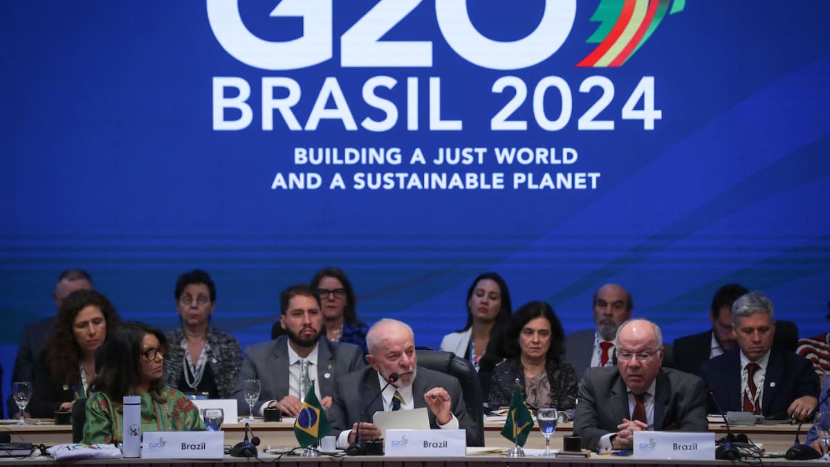 Cumbre de ministro del G20 en Brasil. Foto: EFE.