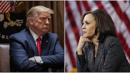 Donald Trump y Kamala Harris.