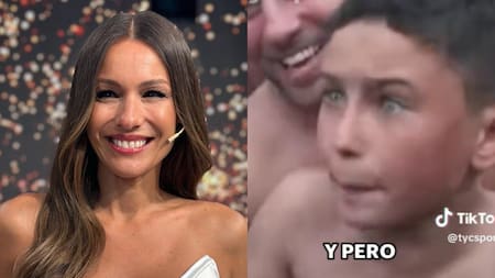 Pampita quiere regalarle entradas a un hincha de Boca que se hizo viral. Fotos: Instagram y Twitter.