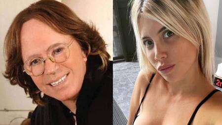 Miguel Romano y Wanda Nara, foto NA