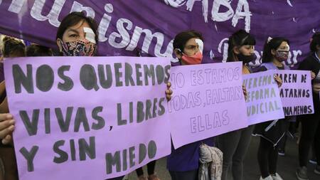 Día de la mujer, Ni una menos, marcha, NA