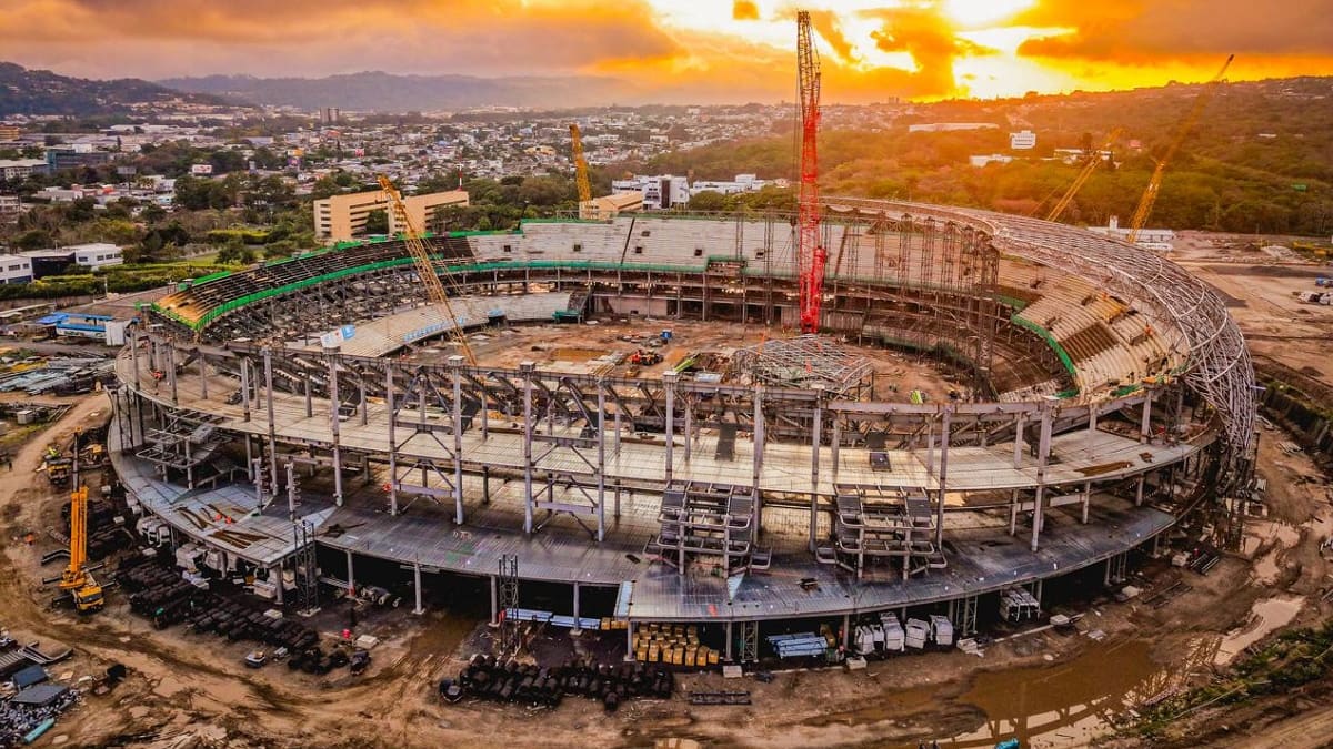 Diseño futurista: el país de América Latina que construye el estadio más moderno con capacidad para 50 mil personas