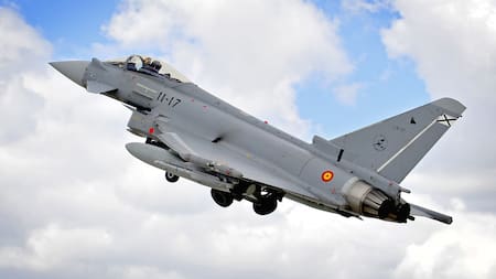 Avión Eurofighter. Foto: Wikipedia.
